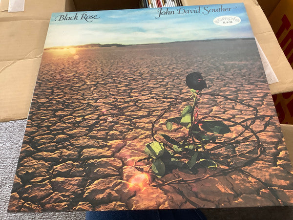 John David Souther - Black Rose (Vinyl, LP, Album, Promo) Very Good Plus (VG+) / Good (G)