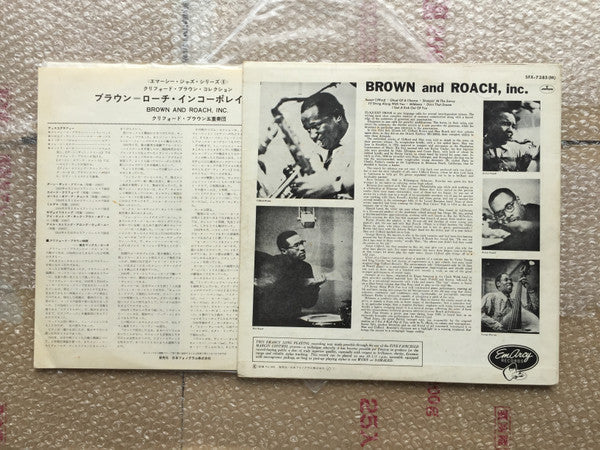 Clifford Brown And Max Roach - Brown And Roach Incorporated (Vinyl, LP, Album) Very Good (VG) / Very Good Plus (VG+)