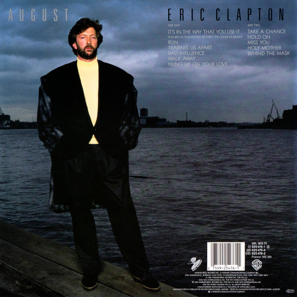 Eric Clapton - August (Vinyl, LP, Album, Stereo) Very Good Plus (VG+) / Very Good Plus (VG+)