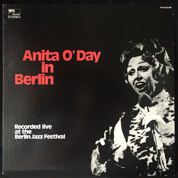 Anita O'Day - Anita O'Day In Berlin, Recorded Live At The Berlin Jazz Festival (Vinyl, LP, Album, Reissue) Very Good Plus (VG+) / Very Good (VG)