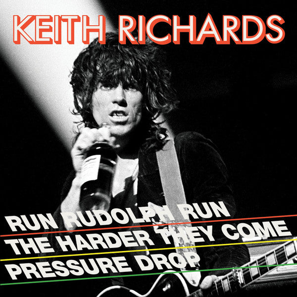 Keith Richards - Run Rudolph Run / The Harder They Come / Pressure Drop (Vinyl, 12", 45 RPM, Record Store Day, Single, Limited Edition, Stereo) Very Good Plus (VG+) / Very Good Plus (VG+)