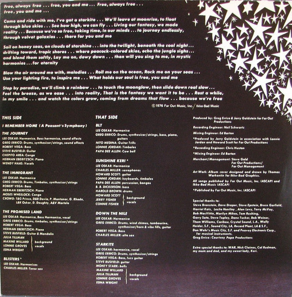 Lee Oskar - Lee Oskar (Vinyl, LP, Album) Good Plus (G+) / Very Good (VG)