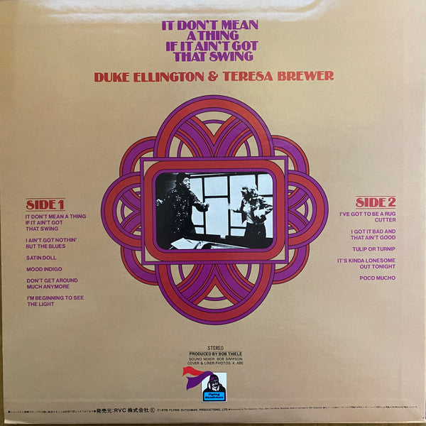 Duke Ellington - It Don't Mean A Thing If It Ain't Got That Swing (Vinyl, LP, Album, Stereo) Very Good Plus (VG+) / Very Good Plus (VG+)