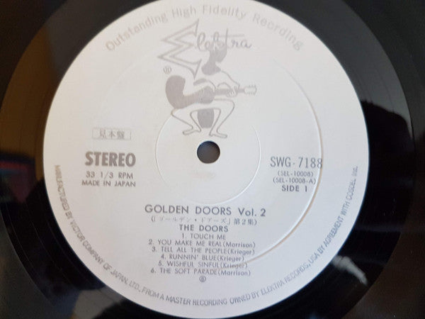 The Doors - Golden Doors Vol.2 (Vinyl, LP, Compilation, Promo, Stereo) Very Good Plus (VG+) / Good Plus (G+)