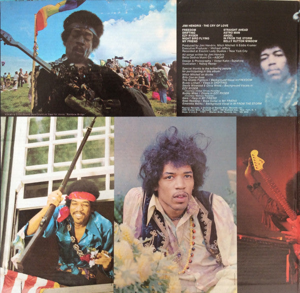 Jimi Hendrix - The Cry Of Love (Vinyl, LP, Album, Reissue, Stereo) Very Good Plus (VG+) / Very Good Plus (VG+)
