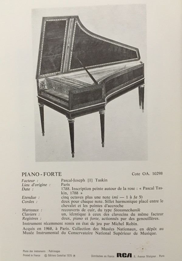 Antonio de Cabezón - Les Instruments Précieux Du Musée Du Conservatoire - Vol.1 - Les Instruments A Clavier (Vinyl, LP, Album) Very Good Plus (VG+) / Very Good Plus (VG+)