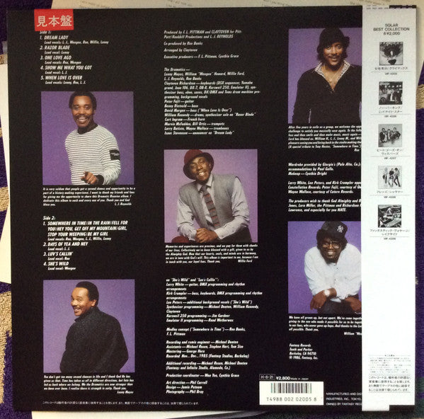 The Dramatics - Somewhere In Time (A Dramatic Reunion) (Vinyl, LP, Album, Promo) Very Good (VG) / Very Good (VG)