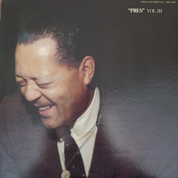 Lester Young - "Pres" Vol. III (Vinyl, LP, Album) Very Good Plus (VG+) / Very Good Plus (VG+)