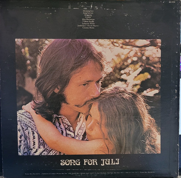 Jesse Colin Young - Song For Juli (Vinyl, LP, Album) Good Plus (G+) / Very Good (VG)