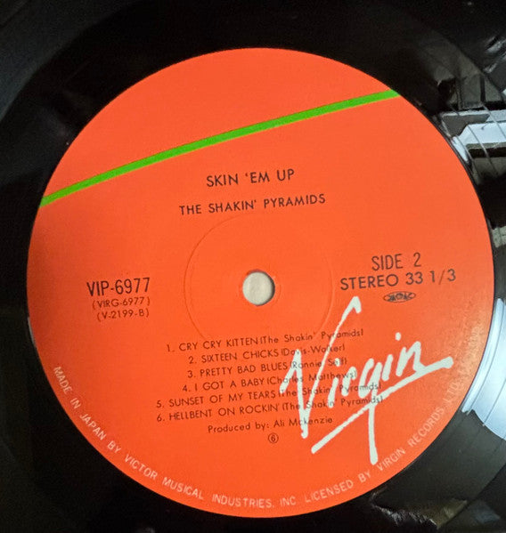 The Shakin' Pyramids - Skin 'Em Up (Vinyl, LP, Album) Very Good (VG) / Very Good Plus (VG+)