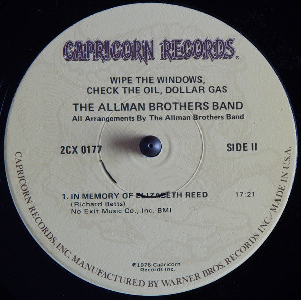 The Allman Brothers Band - Wipe The Windows, Check The Oil, Dollar ...