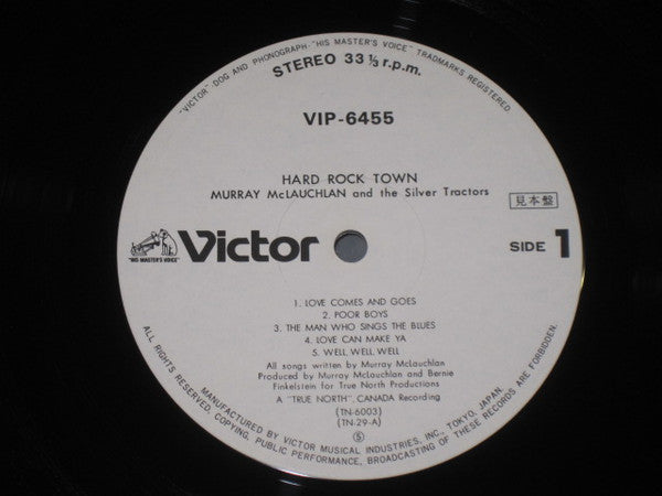 Murray McLauchlan - Hard Rock Town (Vinyl, LP, Album, Promo) Very Good Plus (VG+) / Very Good Plus (VG+)