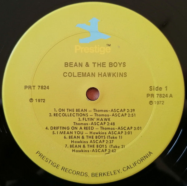 Coleman Hawkins - Bean And The Boys (Vinyl, LP, Compilation, Stereo, Reissue, Remastered) Very Good (VG) / Good Plus (G+)