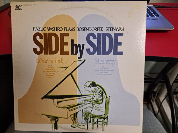Kazuo Yashiro - Side By Side. Kazuo Yashiro Plays Bösendorfer & Steinway (Vinyl, LP, Album, Stereo) Very Good (VG) / Good Plus (G+)