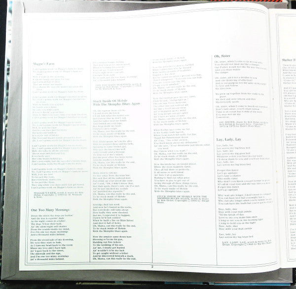 Bob Dylan - Hard Rain (Vinyl, LP, Album)