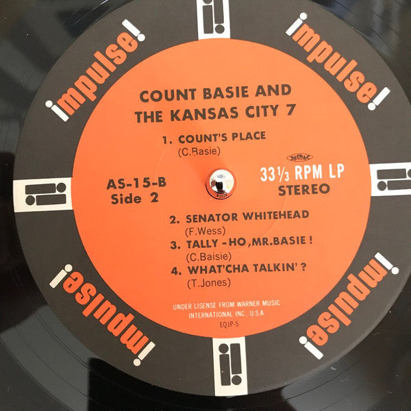 Count Basie And The Kansas City Seven - Count Basie And The Kansas City 7 (Vinyl, LP, Album, Limited Edition, Reissue, Stereo) Near Mint (NM or M-) / Near Mint (NM or M-)