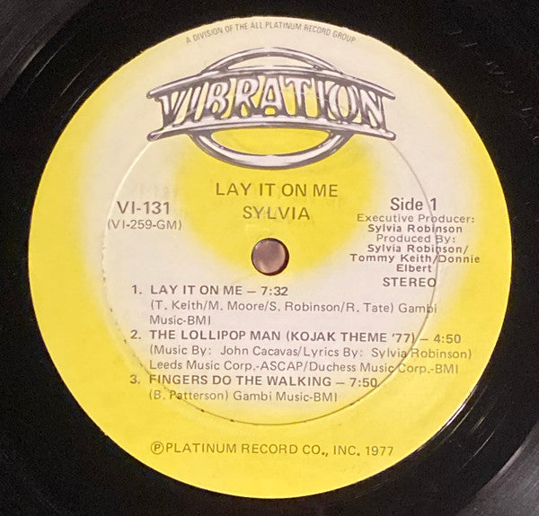 Sylvia Robinson - Lay It On Me (Vinyl, LP, Album) Very Good Plus (VG+) / Very Good (VG)