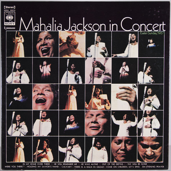 Mahalia Jackson - Mahalia Jackson In Concert Easter Sunday, 1967 (Vinyl, LP, Album, Stereo) Very Good Plus (VG+) / Very Good (VG)