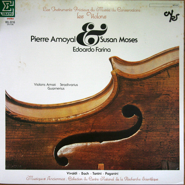 Giuseppe Tartini - Les Instruments Précieux Du Musée Du Conservatoire - Les Violons (Vinyl, LP, Album) Very Good Plus (VG+) / Very Good Plus (VG+)