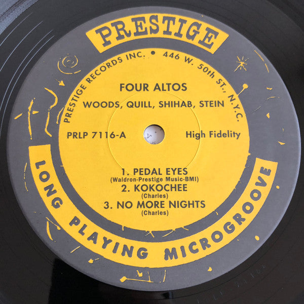 Phil Woods - Four Altos (Vinyl, LP, Album, Reissue, Mono) Very Good Plus (VG+) / Very Good Plus (VG+)
