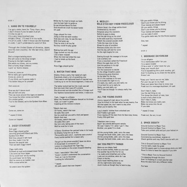 David Bowie - Ziggy Stardust - The Motion Picture (2xVinyl, LP, Album, Promo) Very Good Plus (VG+) / Very Good (VG)