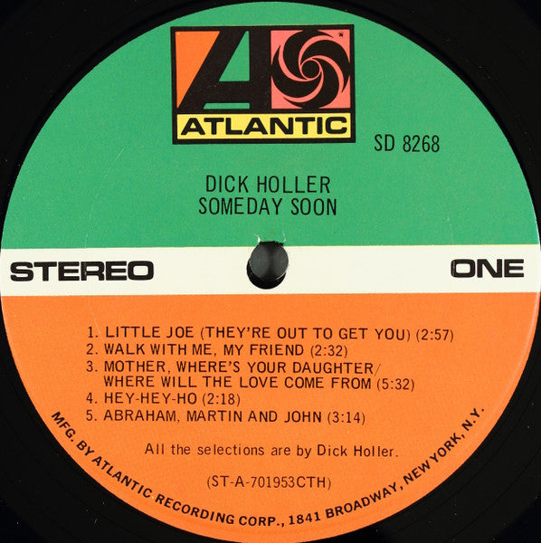 Dick Holler - Someday Soon (Vinyl, LP, Album, Stereo) Very Good (VG) / Very Good (VG)