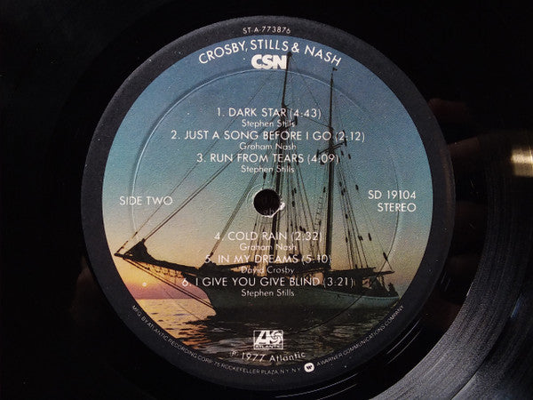 Crosby, Stills & Nash - CSN (Vinyl, LP, Album, Stereo) Good Plus (G+) / Fair (F)