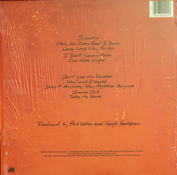 Phil Collins - No Jacket Required (Vinyl, LP, Album, Stereo)