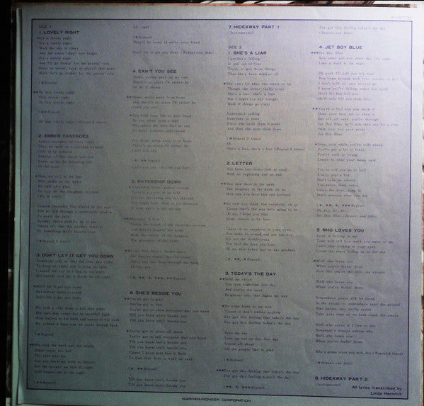 America (2) - Hideaway (Vinyl, LP, Album, Stereo)