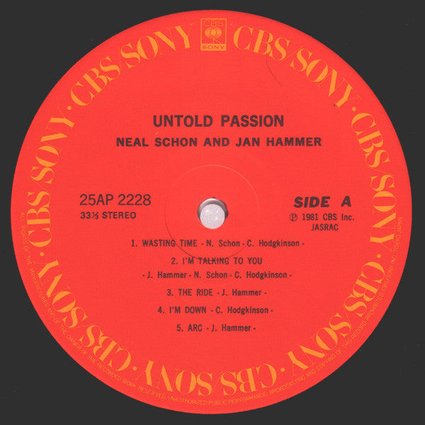 Schon & Hammer - Untold Passion (Vinyl, LP, Album)