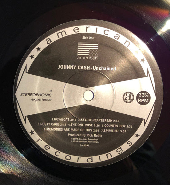 Johnny Cash - Unchained (Vinyl, LP, Album) Near Mint (NM or M-) / Near Mint (NM or M-)