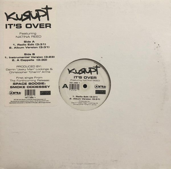Kurupt - It's Over (Vinyl, 12", 33 ⅓ RPM, Single, Promo) Good Plus (G+) / Very Good Plus (VG+)