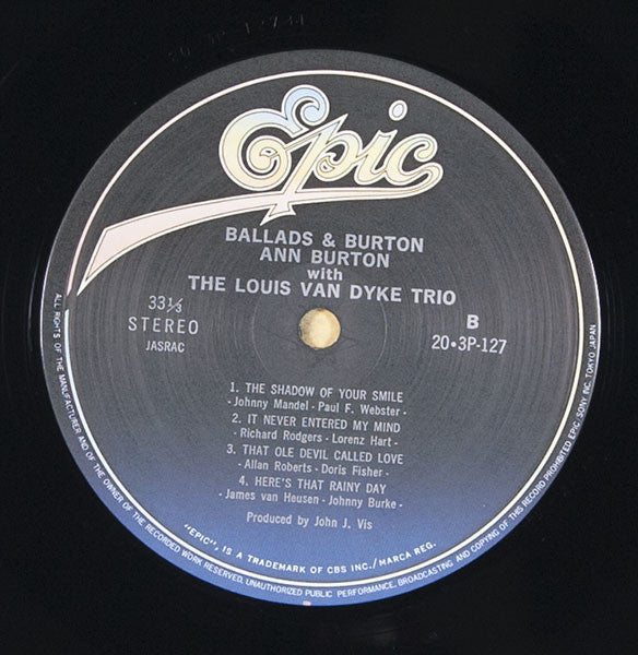 Ann Burton - Ballads & Burton (Vinyl, LP, Album, Reissue)