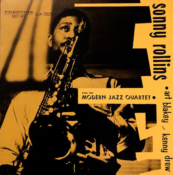 Sonny Rollins - Sonny Rollins With The Modern Jazz Quartet (Vinyl, LP, Compilation, Reissue, Mono) Very Good Plus (VG+) / Very Good (VG)