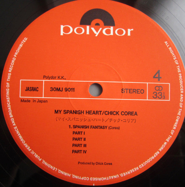 Chick Corea - My Spanish Heart (Vinyl, LP, Album, Limited Edition, ...