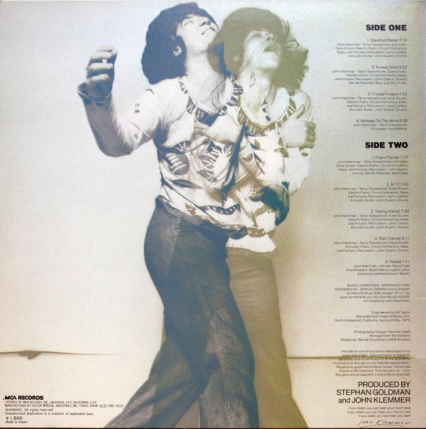 John Klemmer - Barefoot Ballet (Vinyl, LP, Album, Stereo) Near Mint (NM or M-) / Near Mint (NM or M-)