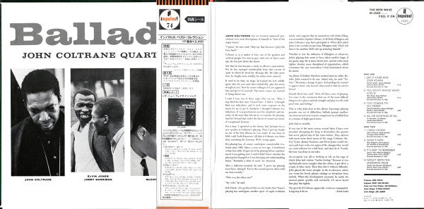 The John Coltrane Quartet - Ballads = バラード (Vinyl, LP, Album, Reiss...