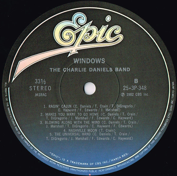 The Charlie Daniels Band - Windows (Vinyl, LP, Album)