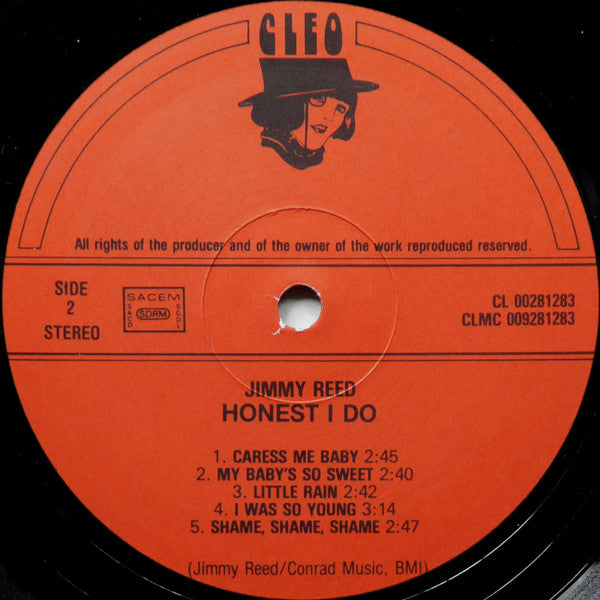 Jimmy Reed - Honest I Do (Vinyl, LP, Compilation, Stereo) Very Good (VG) / Very Good Plus (VG+)
