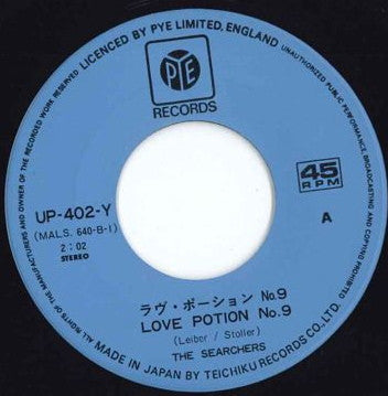 The Searchers - Love Potion No. 9 (Vinyl, 7", 45 RPM, Single, Reissue, Stereo) Very Good Plus (VG+) / Very Good (VG)