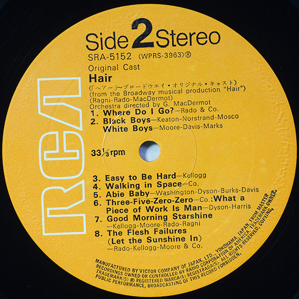 Various - Hair - The Original Broadway Cast Recording (Vinyl, LP, A...