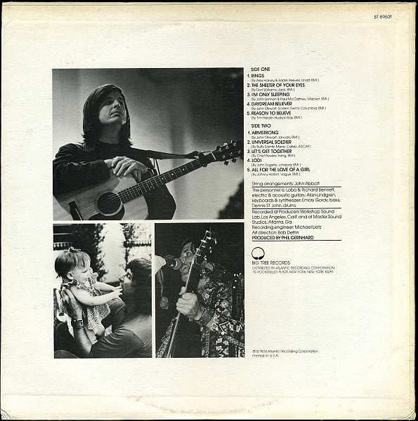 Lobo (3) - Just A Singer (Vinyl, LP, Album) Good Plus (G+) / Good (G)