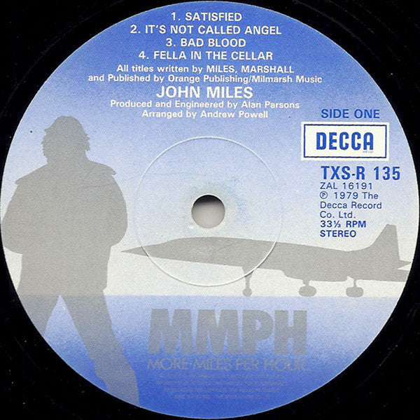 John Miles - MMPH - More Miles Per Hour (Vinyl, LP, Album, Stereo) Near Mint (NM or M-) / Very Good Plus (VG+)