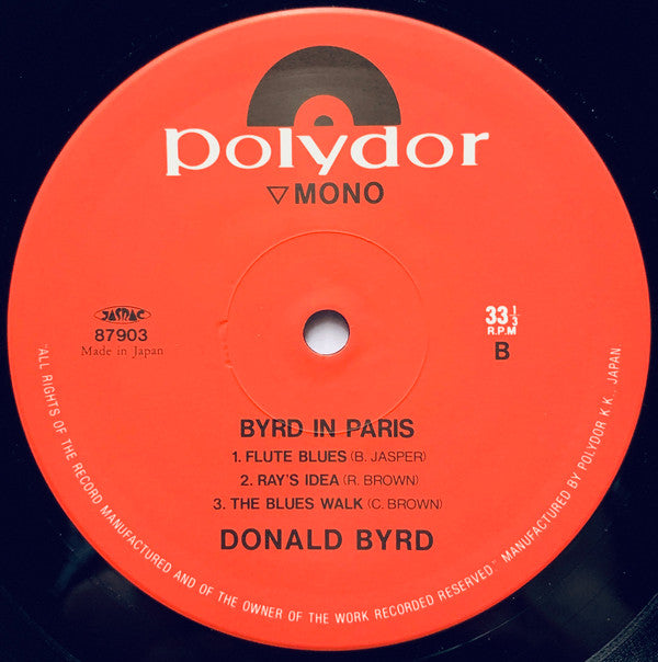 Donald Byrd Quintet - Byrd In Paris (Vinyl, LP, Album, Limited Edit...