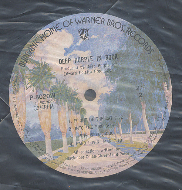 Deep Purple - In Rock (Vinyl, LP, Album, Reissue)
