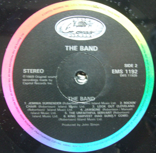 The Band - The Band (Vinyl, LP, Album, Stereo, Reissue) Near Mint (NM or M-) / Very Good Plus (VG+)