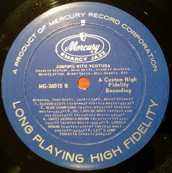 Charlie Ventura - Jumping With Ventura (Vinyl, LP, Album, Reissue) Good Plus (G+) / Very Good Plus (VG+)