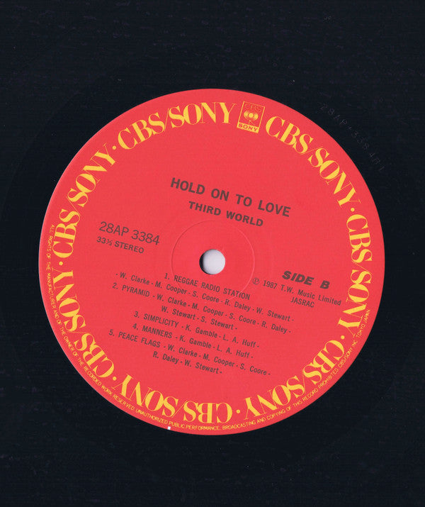 Third World - Hold On To Love (Vinyl, LP, Album) Very Good (VG) / Very Good (VG)