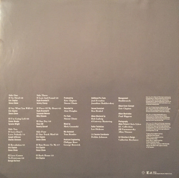 Eric Clapton - Back Home (2xVinyl, LP, Album) Very Good Plus (VG+) / Very Good Plus (VG+)