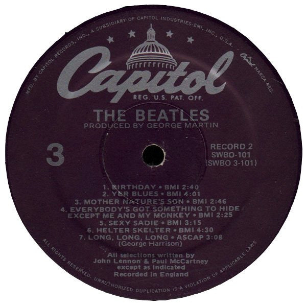 The Beatles - The Beatles (2xVinyl, LP, Album, Reissue, Stereo) Near Mint (NM or M-) / Very Good (VG)